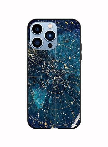 Protective Case Cover For Apple iPhone 14 Pro Zodic And Astrology Design Design Multicolour