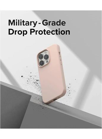 iPhone 14 Pro Case Liquid Gel Silicone Rubber, Soft Silky Touch, Anti Scratch and Shockproof Back Cover