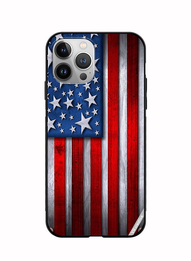 Protective Case Cover For Apple iPhone 11 Pro Max Usa Flag Design Multicolour