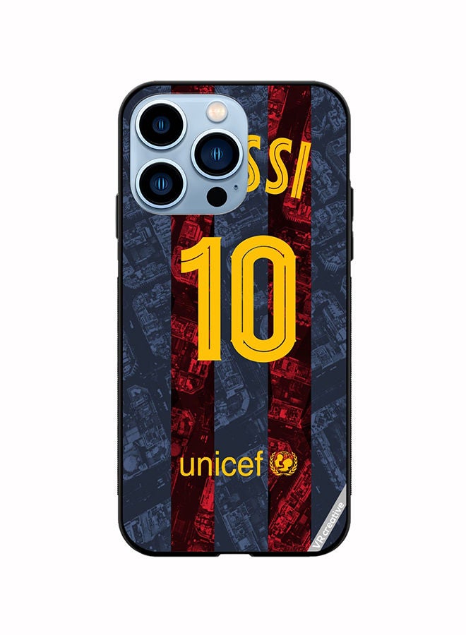 Protective Case Cover For Apple iPhone 14 Pro Max Messi Design Multicolour