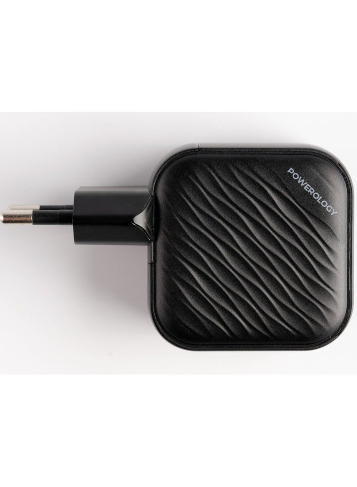 Powerology GaN Wall Charger EU - Black