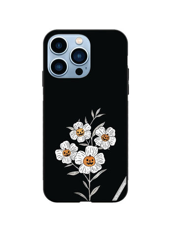 Protective Case Cover For Apple iPhone 13 Pro Max Halloween Flower Design Multicolour