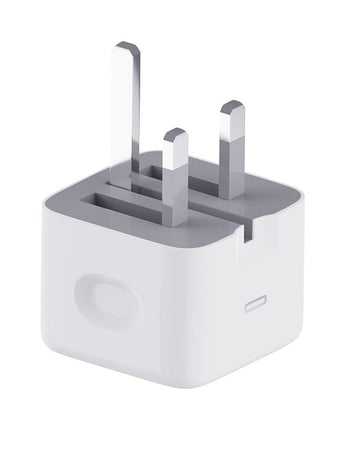 25W PD Power Adapter (GaN) USB Type C Fast Charger Travel Adapter For Iphone 15/15 Pro/15 Pro Max/15 Plus/14/13/12, Samsung, OnePlus- White