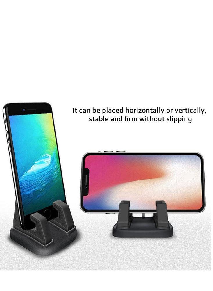 2PCS Dashboard Phone Holder for Car-Vertical Horizontal 360°Rotate, Car Phone Mount, Office and Home Phone Holder, Compatible with 3.5-7 inch Smartphones, Such as iPhone 12 11 XS 8 7 Pro Max Samsung