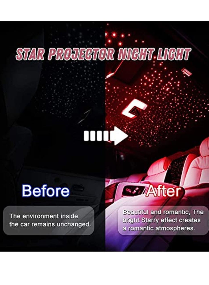 Star Projector Adjustable Auto Roof Interior Car Light Mini USB LED Night Light for Bedroom Ceiling Car Walls Celebration And Party Decoration