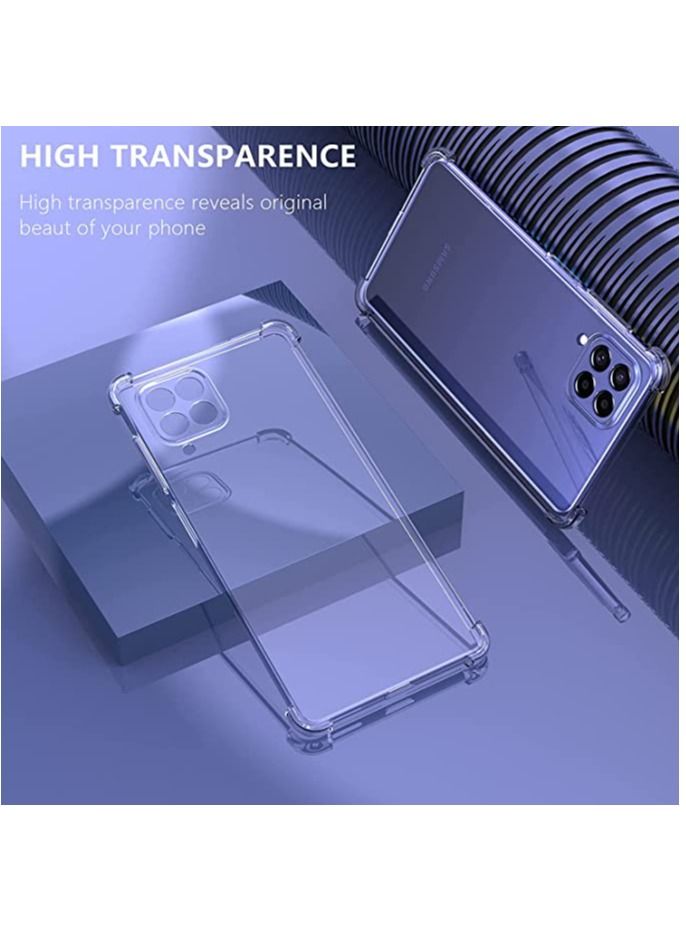 Samsung Galaxy M33 5G 6.6 inch Soft Shock Proof Bumper Protective Crystal Clear Case