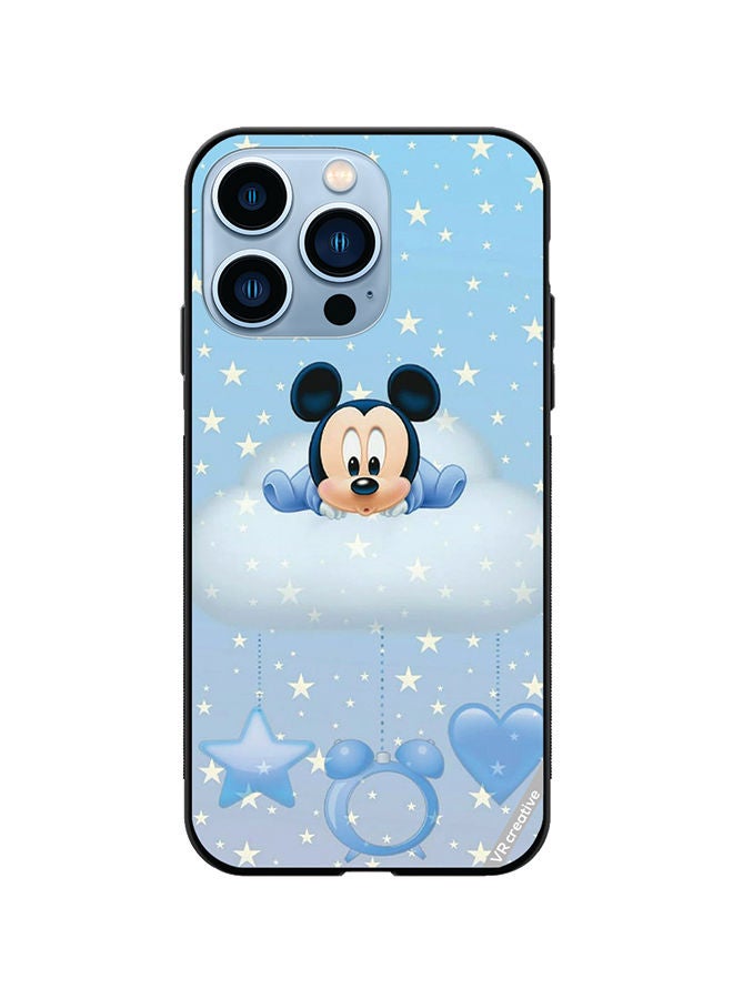 Protective Case Cover For Apple iPhone 13 Pro Max Mikey Mouse Design Multicolour