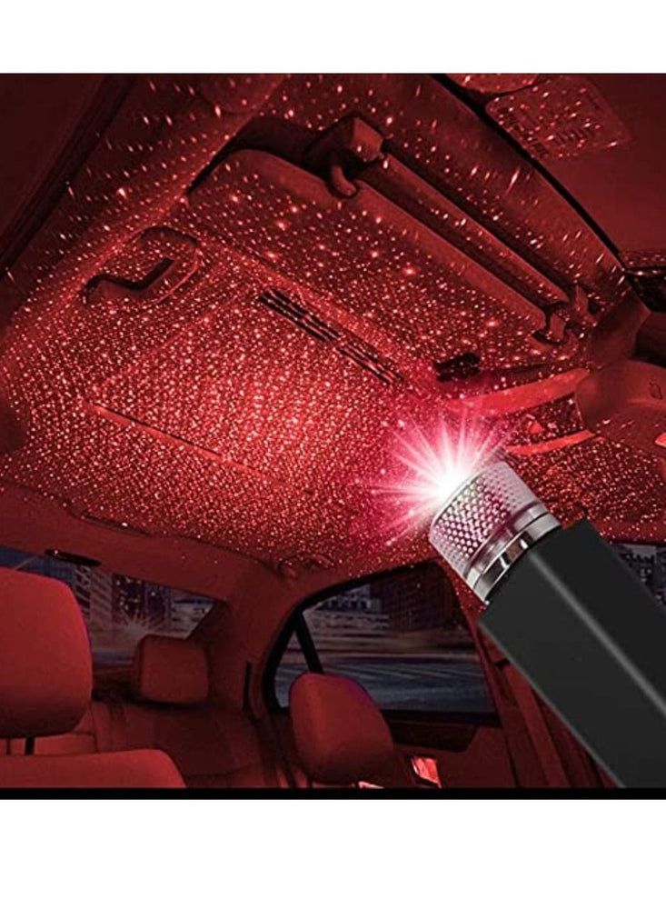 Star Projector Adjustable Auto Roof Interior Car Light Mini USB LED Night Light for Bedroom Ceiling Car Walls Celebration And Party Decoration