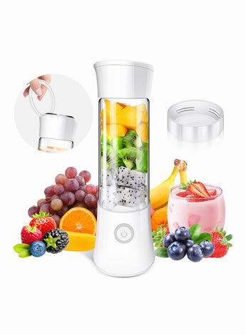 Portable Blender 480ml, 6-point Blade Mini Blender, USB Rechargeable Personal Blender for Shakes, Smoothies, Fresh Juice, Baby Food, Vegetables