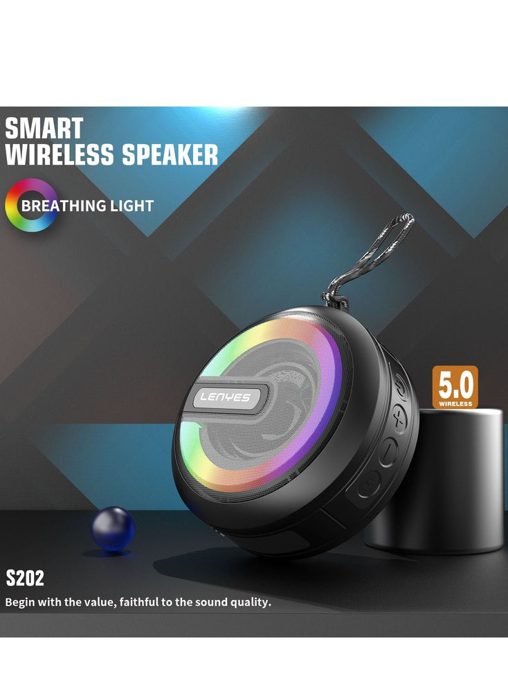 Lenyes S202 Portable Wireless Bluetooth Speaker RGB