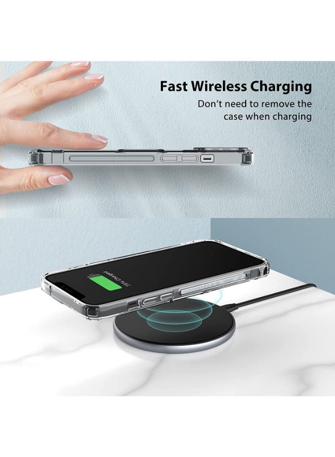 Case For Iphone 14 Pro Max Wireless Charging Silicone Clear Cover Cases