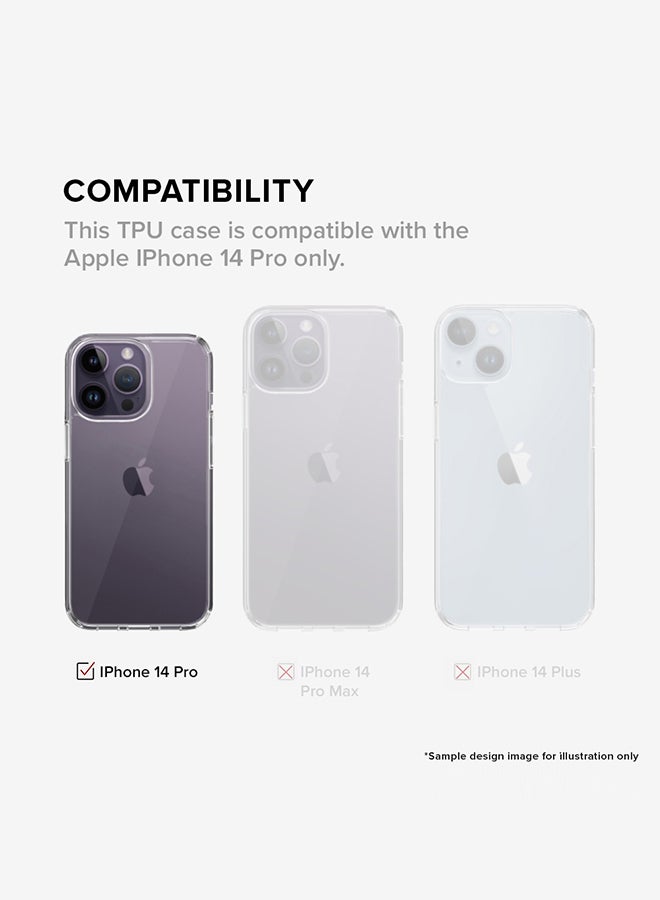 Classic Clear Case for Apple iPhone 15 Pro Hybrid Soft Case Flexible Edges Anti Drop TPU PC Gel Thin Transparent Cover - Backyard Patio Full Print