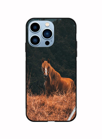 Protective Case Cover For Apple iPhone 14 Pro Max Royal Horse Design Multicolour