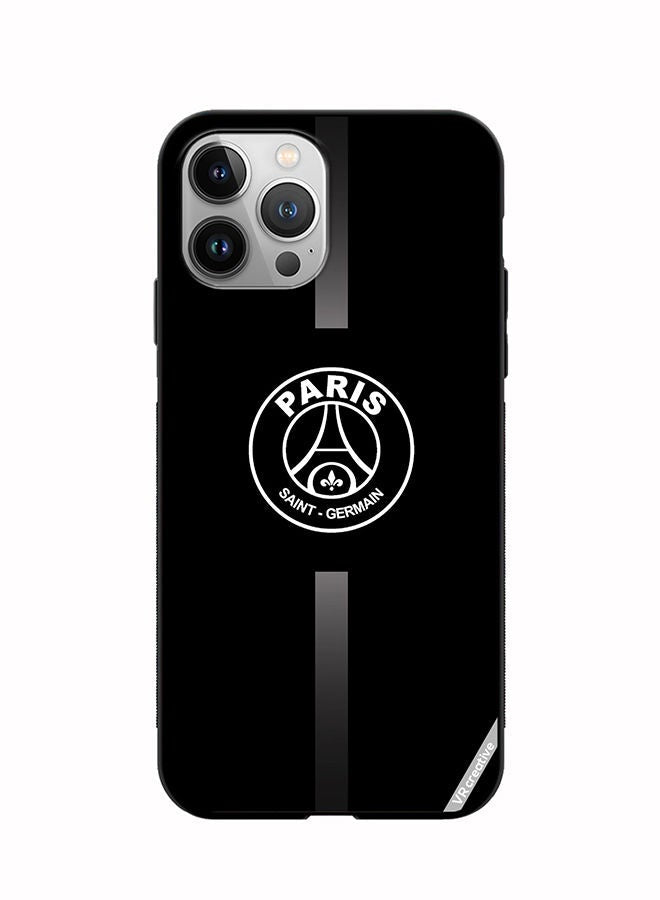 Protective Case Cover For Apple iPhone 12 Pro Max Paris Saint-Germain Design Multicolour