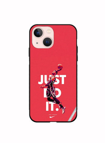 Protective Case Cover For Apple iPhone 13 Just Do It Paul George Design Multicolour