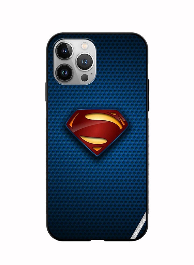 Protective Case Cover For Apple iPhone 12 Pro Max Superman Design Multicolour