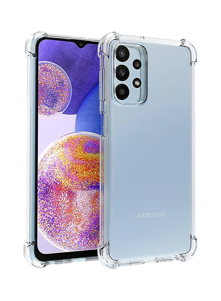 Samsung Galaxy A23 5G Case Cover Clear Transparent Reinforced Corners TPU Shock-Absorption Flexible Cell Phone Cover for Samsung Galaxy A23 5G/4G(Clear)