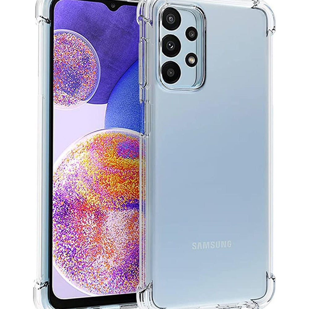 Samsung Galaxy A23 5G Case Cover Clear Transparent Reinforced Corners TPU Shock-Absorption Flexible Cell Phone Cover for Samsung Galaxy A23 5G/4G(Clear)