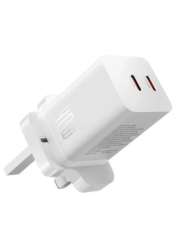 PD 40W USB C Charger GaN5 Pro iPhone 15 Charger 20W 2-Port iPad Fast Charger Type C Wall Plug Dual USB-C MacBook Air  Charger PD Fast Charging Adapter USB C Plug Samsung Phone Charger White