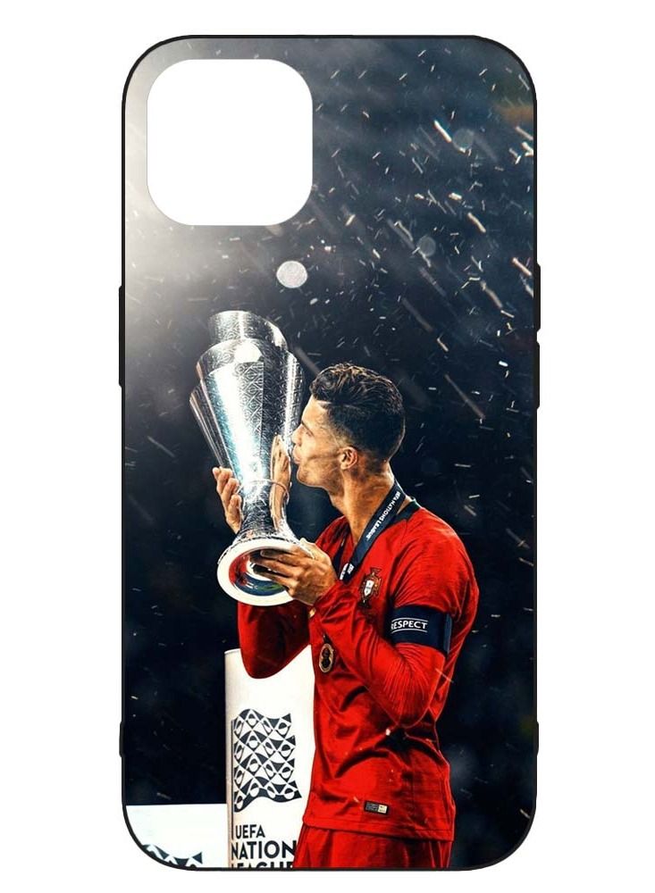 Protective Printed Mobile Cover Cristiano Ronaldo Portuguese Footballer For iPhone 11 PRO