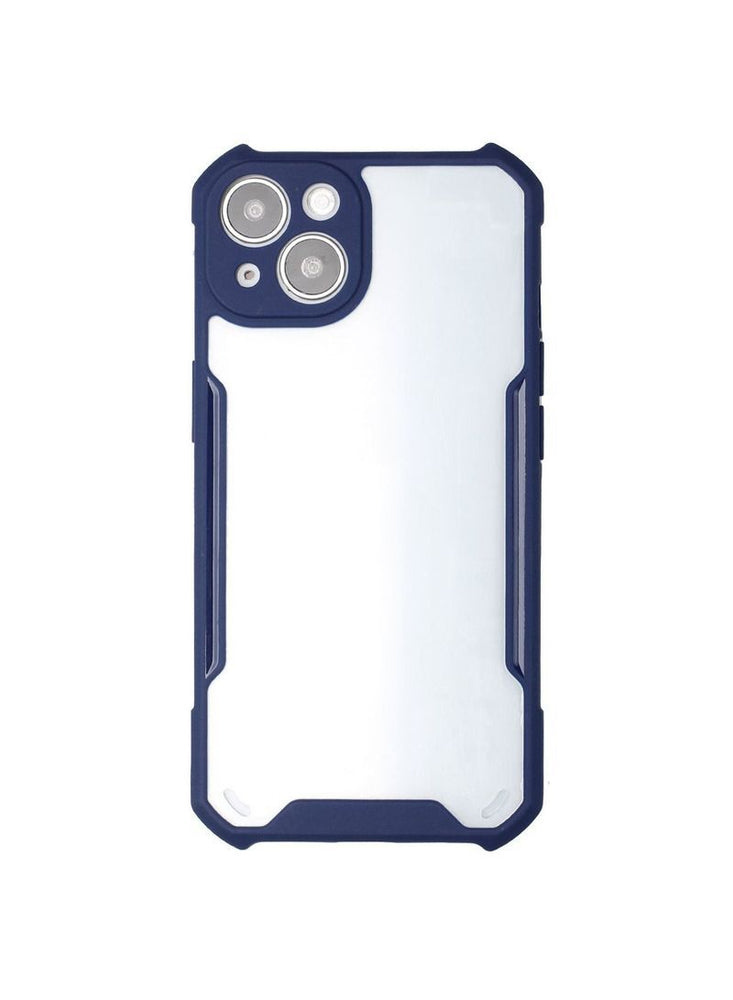 Protective Case For iPhone 13 Cover With Shockproof Armor Blue Borders