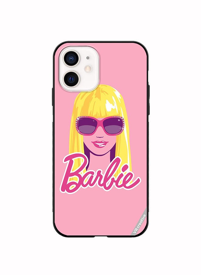 Protective Case Cover For Apple iPhone 12 Pop Barbie Design Multicolour