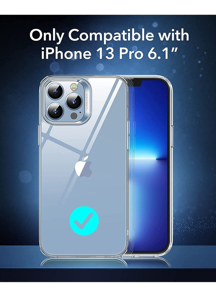 iPhone 13 Pro Tempered-Glass Screen Protectors, Military Grade Drop Protection, Shock-Proof Bumper, Scratch-Resistant Phone Case, Classic Series, Clear