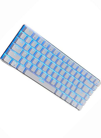 AK33 Gaming 82 keys Mechanical keyboard, Blue backlit Wired keys Computer keyboard for PC Laptop gaming(Blue Switch)