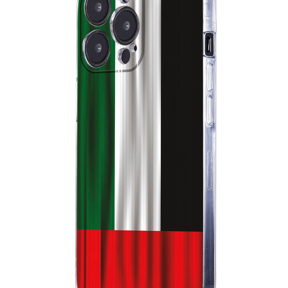 for iPhone 13 Pro Max Case, Shockproof Protective Phone Case Cover for iPhone 13 Pro Max, with UAE flag Pattern