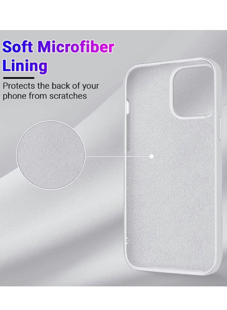 iPhone 14 Case with Magsafe with Scratch Resistant Thin and Slim Classic Shockproof Military Grade Protection (White)