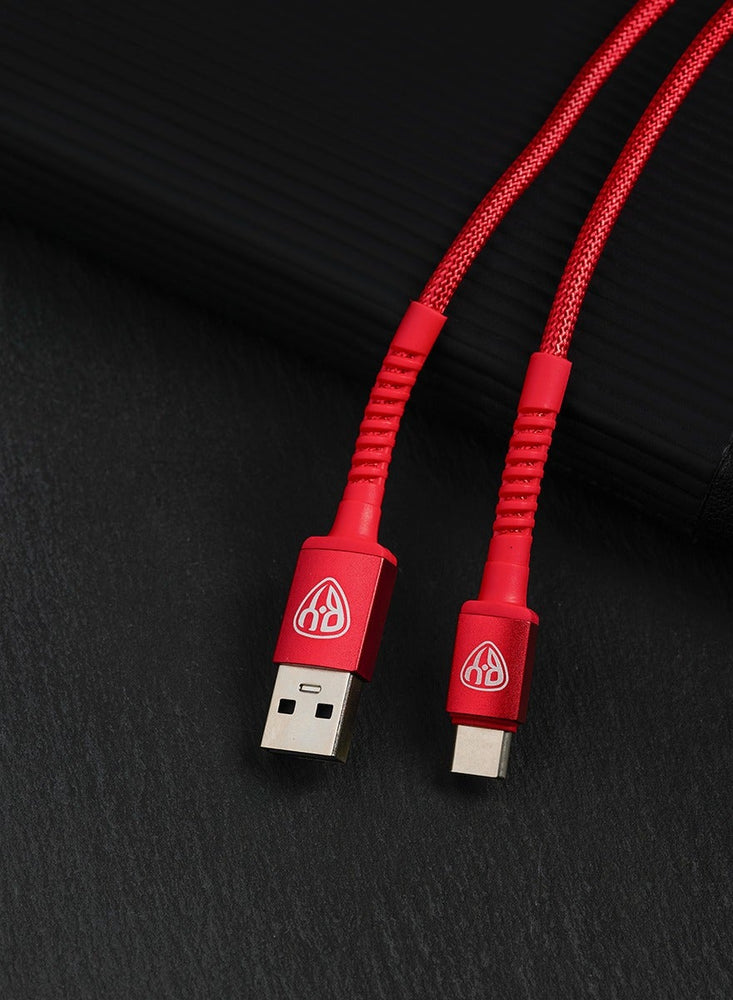 USB C Cable 2M 3A Fast Charging Cable USB Type C Charger Compatible for Samsung S21 S20 Huawei P30 P20 Xiaomi Mi Ultra A2 Mi 9 etc QC3.0 Red Color