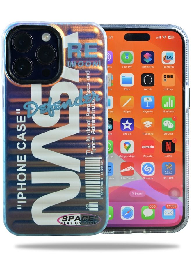 iPhone 14 Pro Max Case Futuristic Cover with NASA Inspiration