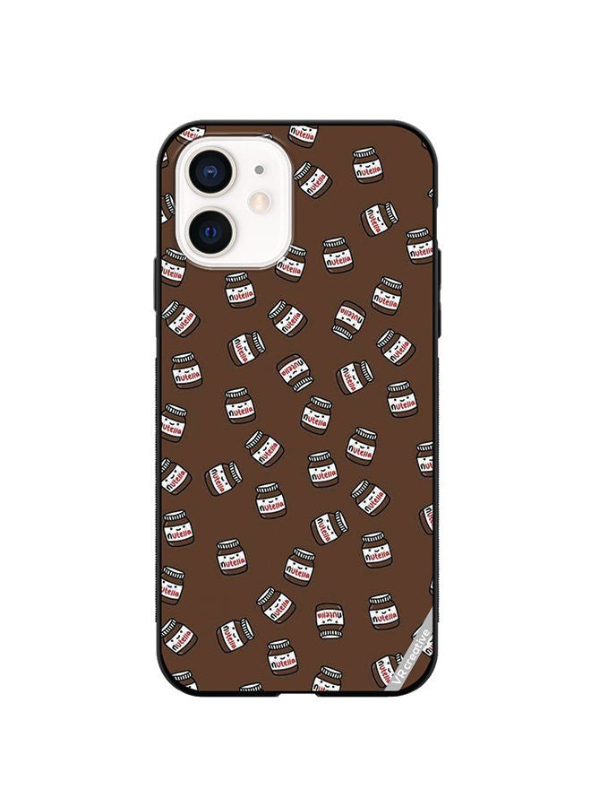 Protective Case Cover For Apple iPhone 12 mini Nutella Design Multicolour