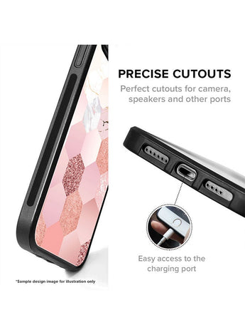 Rugged Black edge case for Reno 8T 5G / Oppo A1 Pro 5G Slim fit Soft Case Flexible Rubber Edges Anti Drop TPU Gel Thin Cover - Patience