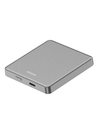 5000mAh Fast Magnetic  Portable Power Bank Charger for iPhone 12 and 13 series.  Grey