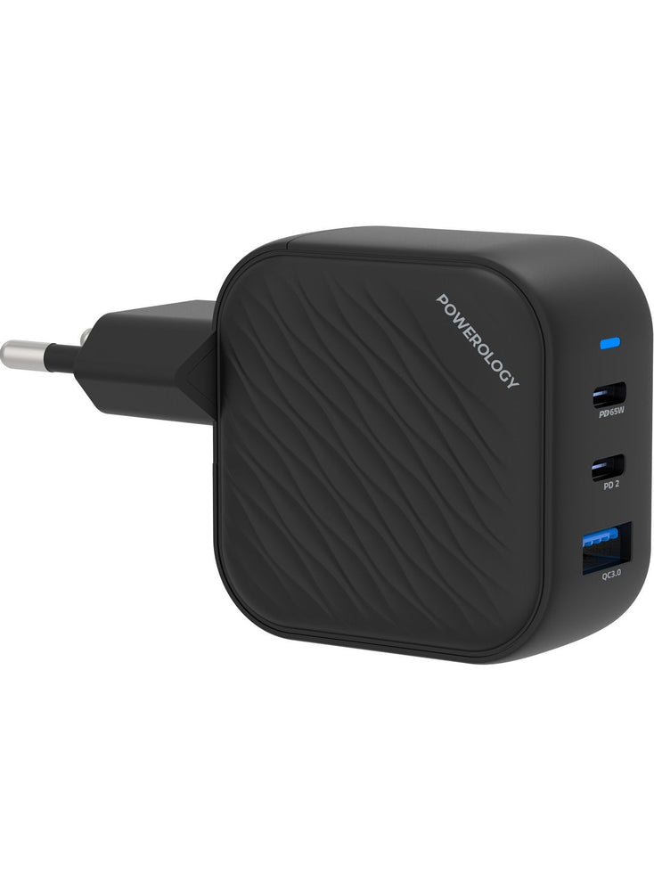 Powerology GaN Wall Charger EU - Black