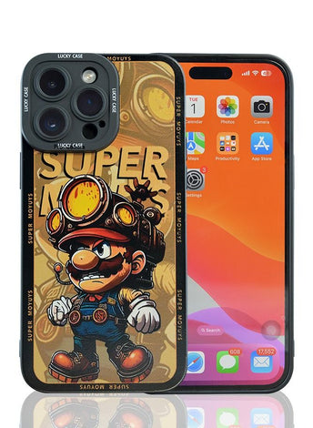 iPhone 14 Pro Max Case Super Mario Cover Adorable & Shockproof