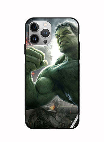 Protective Case Cover For Apple iPhone 11 Pro Max Hulk Design Multicolour