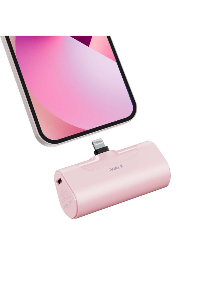 Small Portable Charger 4500mAh Ultra-Compact Power Bank Cute Battery Pack Compatible with iPhone 13/13 Pro Max/12/12 Mini/12 Pro Max/11 Pro/XS Max/XR/X/8/7/6/Plus and More (Pink))