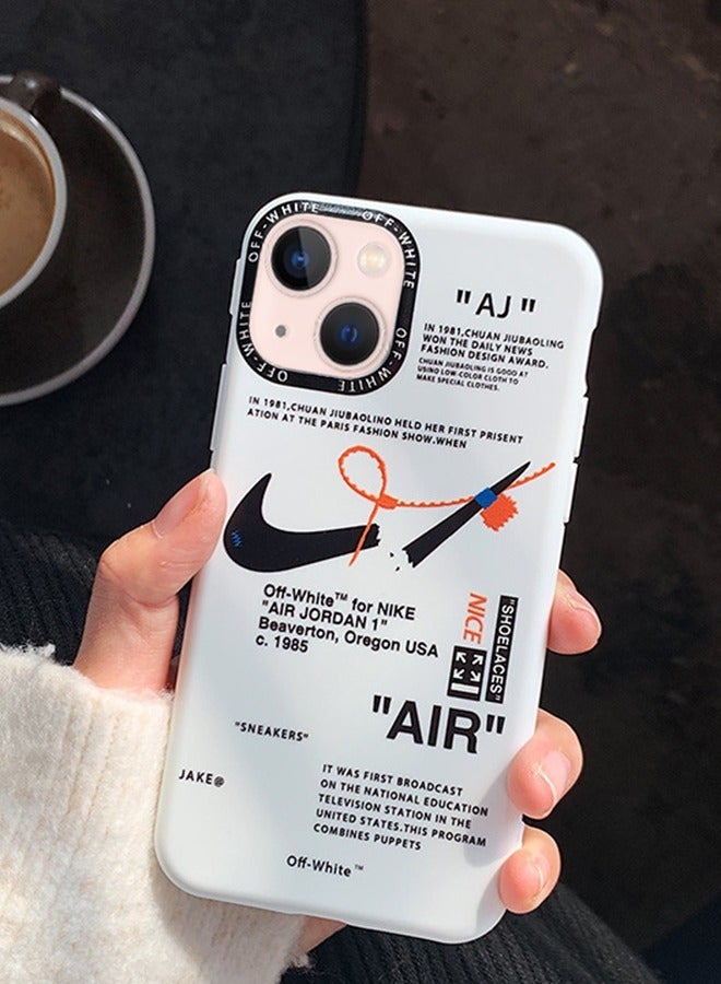 Protective Case Cover For Apple iPhone 15 Nike Off-White Case White