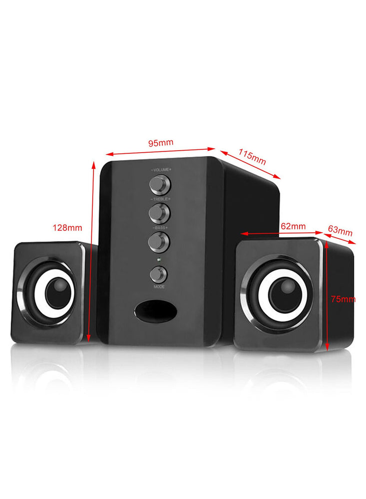 USB Wired Combination Speakers Computer Speakers Bass Stereo Music Player Subwoofer Sound Box