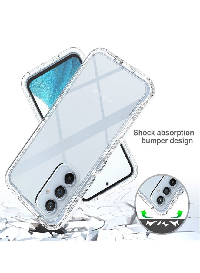 Samsung Galaxy A54 5G Case, Shock Absorption Bumper Design, Enhanced Camera and Screen Protection, Shockproof Crystal Clear Slim TPU Protective Phone Cover for Samsung Galaxy A54 5G (Clear)