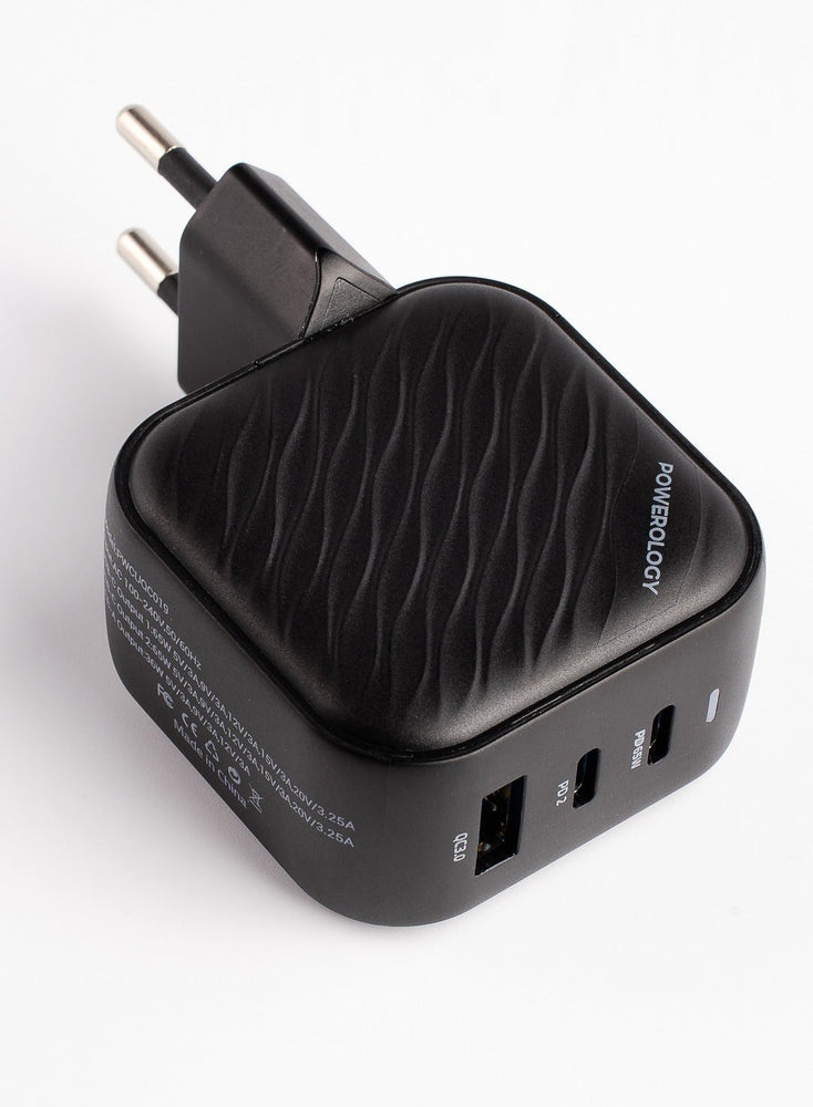 Powerology GaN Wall Charger EU - Black