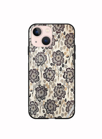 Protective Case Cover For Apple iPhone 13 Floral Design Multicolour