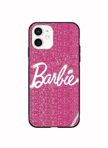 Protective Case Cover For Apple iPhone 12 mini Sparkling Barbie Design Multicolour