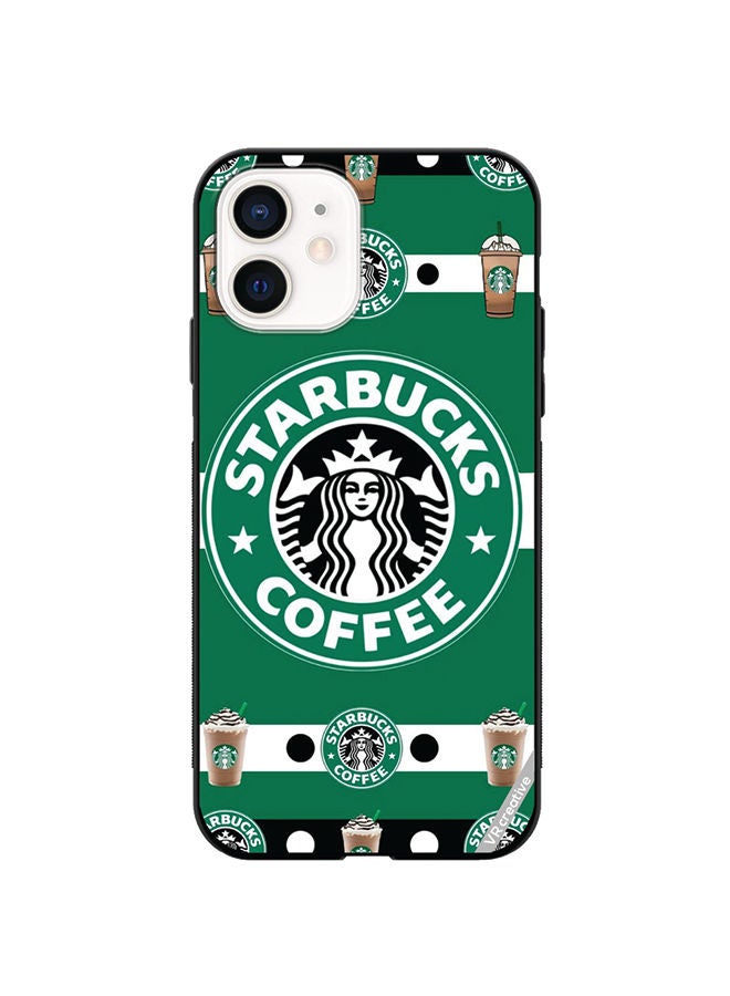 Protective Case Cover For Apple iPhone 12 Starbucks 4 Design Multicolour