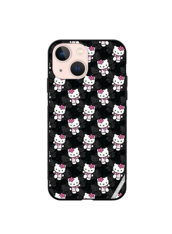 Protective Case Cover For Apple iPhone 13 Hello Kitty Design Multicolour