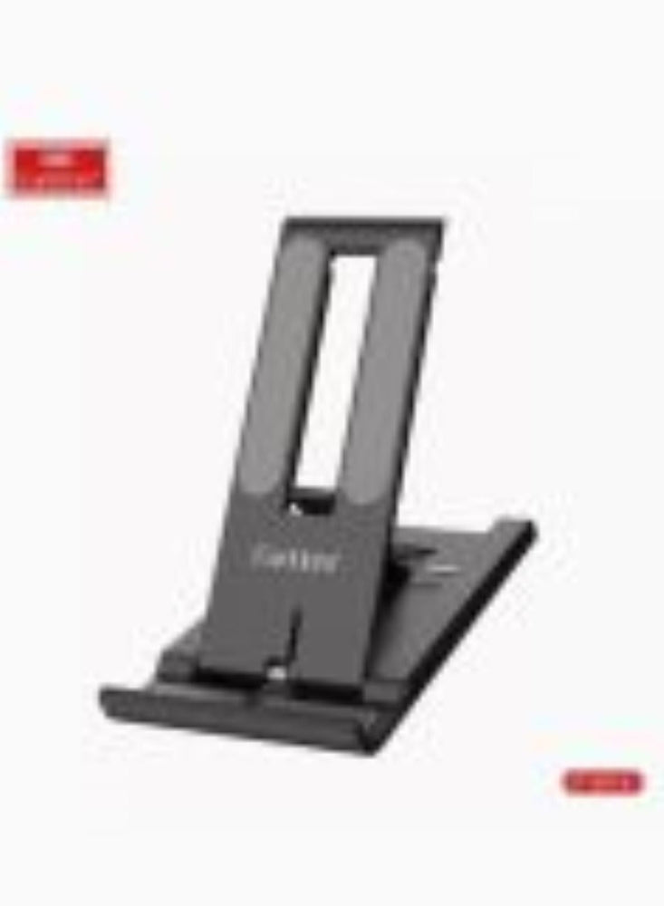 Desktop Foldable Holder For Mobiles Black