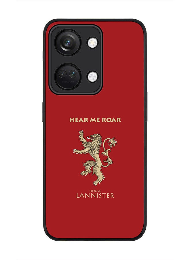 Rugged Black edge case for ONEPLUS NORD 3 5G / OnePlus Ace 2V, Slim fit Soft Case Flexible Rubber Edges Anti Drop TPU Gel Thin Cover -  GOT House Lannister