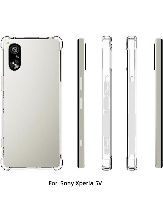 Case For Sony Xperia 5 V 5g (2023), Shock-resistant Flexible Tpu Gasbag Protection Rubber Soft Silicone Anti Dropping Phone Cover